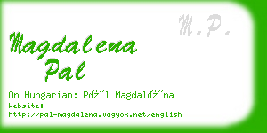 magdalena pal business card
